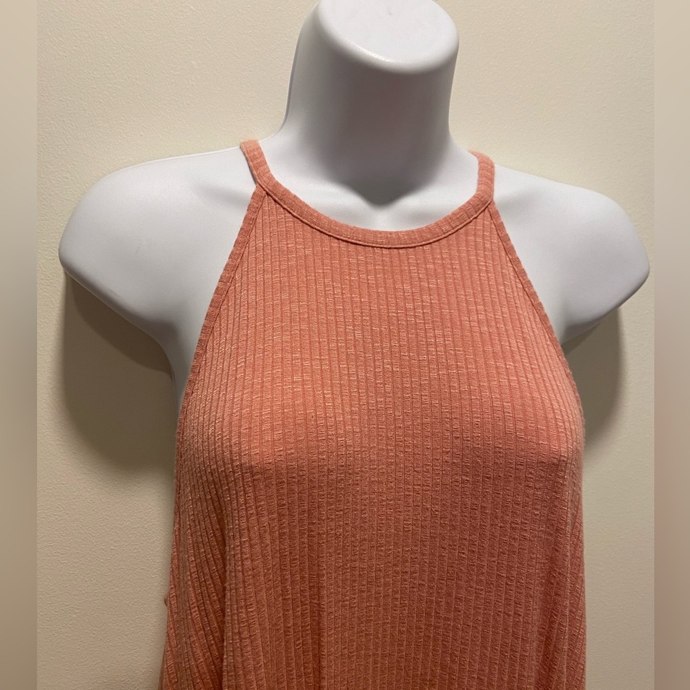 Flowy Blush Sleeveless Dress